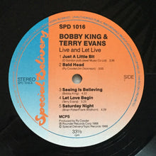 Load image into Gallery viewer, Bobby King &amp; Terry Evans : Live And Let Live! (LP, Album)
