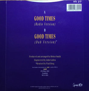 Reid : Good Times (7", Single)