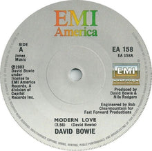 Load image into Gallery viewer, David Bowie : Modern Love (7&quot;, Single, Sol)
