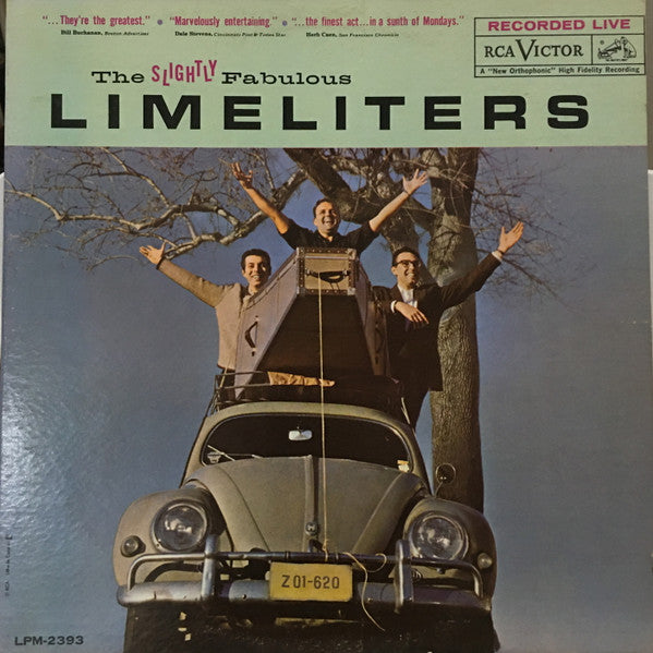 The Limeliters : The Slightly Fabulous Limeliters (LP, Album, Mono)