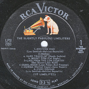 The Limeliters : The Slightly Fabulous Limeliters (LP, Album, Mono)