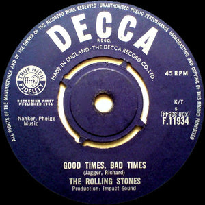 The Rolling Stones : It's All Over Now (7", Single)