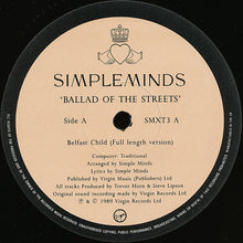 Load image into Gallery viewer, Simple Minds : Ballad Of The Streets (12&quot;, EP)
