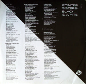 Pointer Sisters : Black & White (LP, Album, RE)