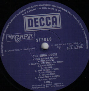 Camel : The Snow Goose (LP, Album, Lam)