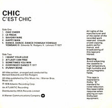 Load image into Gallery viewer, Chic : C&#39;est Chic (Cass, Album)
