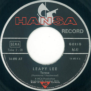 Leapy Lee : Good Morning / Teresa (7", Single)