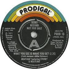 Stoney & Meatloaf : What You See Is What You Get / The Way You Do The Things You Do (7