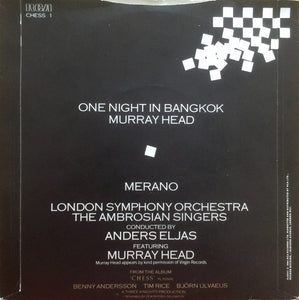 Murray Head : One Night In Bangkok (7", Single)