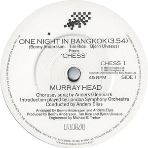 Murray Head : One Night In Bangkok (7", Single)