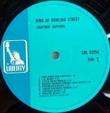 Load image into Gallery viewer, Lightnin&#39; Hopkins : King Of Dowling Street (LP, Comp, Mono)
