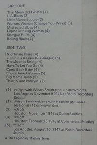 Lightnin' Hopkins : King Of Dowling Street (LP, Comp, Mono)