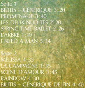 Francis Lai : Bilitis (LP, Album, RE)