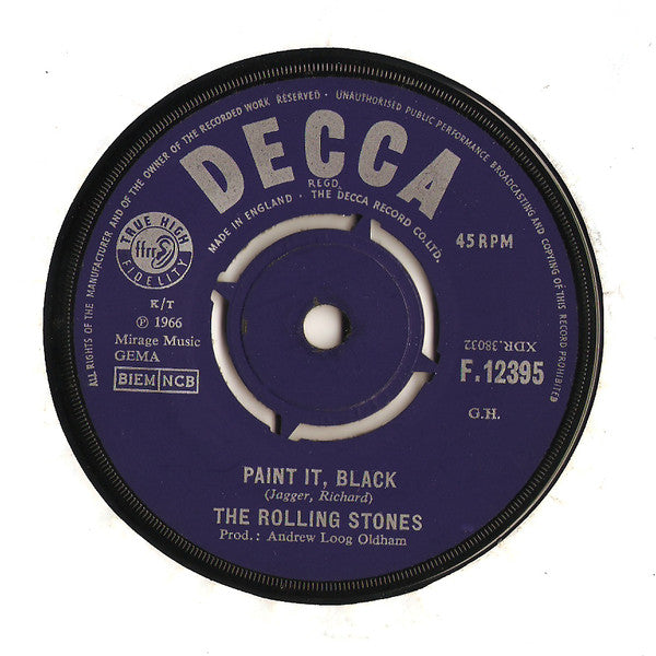 The Rolling Stones : Paint It, Black (7