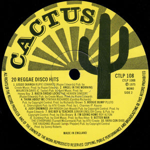 Various : 20 Reggae Disco Hits  (LP, Album, Comp, Mono)