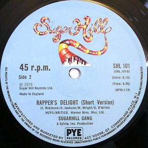 Sugarhill Gang : Rapper's Delight (12")
