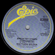 Load image into Gallery viewer, Matthew Wilder : Break My Stride (7&quot;, Pap)
