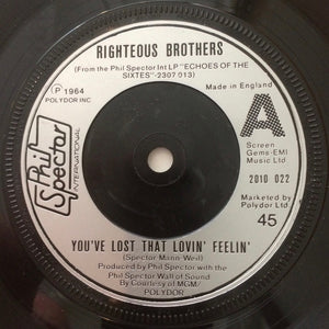 The Righteous Brothers : You've Lost That Lovin' Feeling  (7", Single, Sol)
