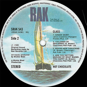 Hot Chocolate : Class (LP, Album)
