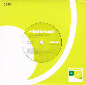 Elliot Kendall : Everybody's World (7", Single, Ltd, Num)