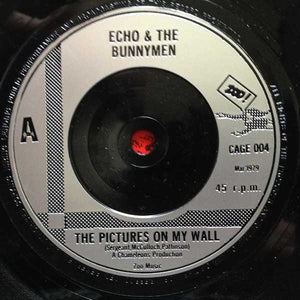 Echo & The Bunnymen : The Pictures On My Wall (7", Single, RE, Inj)
