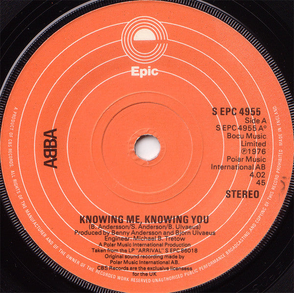 ABBA : Knowing Me, Knowing You (7
