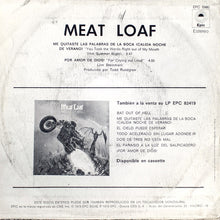 Load image into Gallery viewer, Meat Loaf : Me Quitaste Las Palabras De La Boca (Calida Noche De Verano) (7&quot;, Single)
