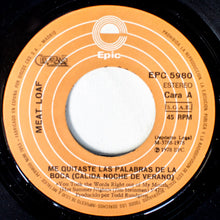 Load image into Gallery viewer, Meat Loaf : Me Quitaste Las Palabras De La Boca (Calida Noche De Verano) (7&quot;, Single)
