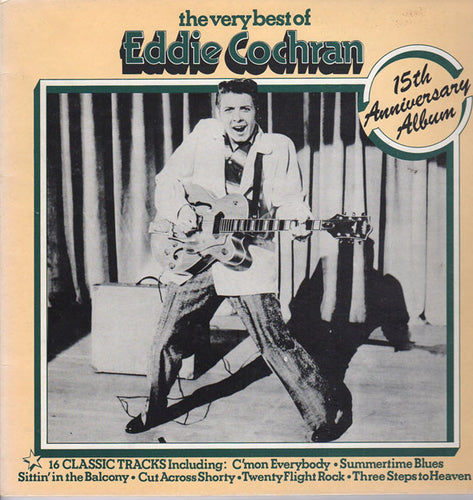Eddie Cochran : The Very Best Of Eddie Cochran - 15th Anniversary Album (LP, Album, Comp, Mono, RE, RM, Gat)