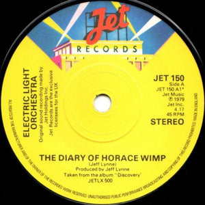 Electric Light Orchestra : The Diary Of Horace Wimp (7", Single)