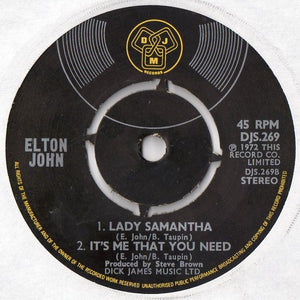Elton John : Honky Cat (7", Single)