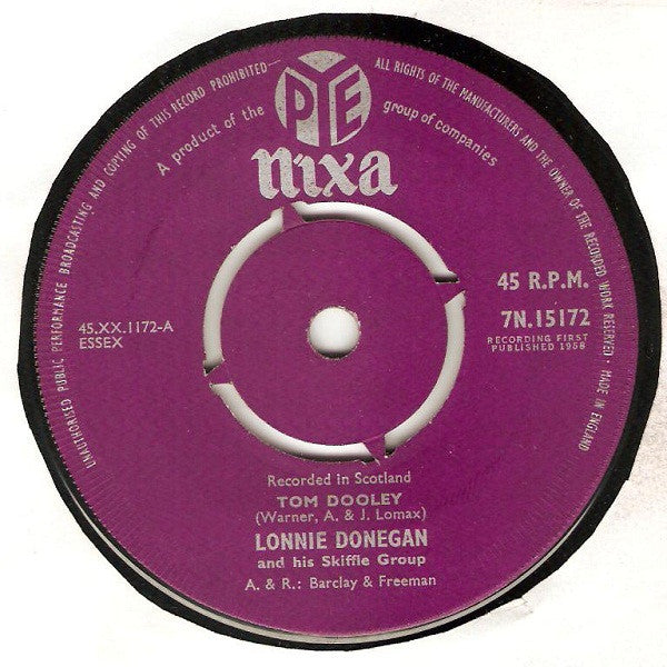 Lonnie Donegan's Skiffle Group : Tom Dooley (7