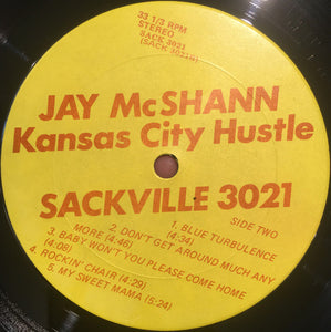 Jay McShann : Kansas City Hustle (LP, Album)