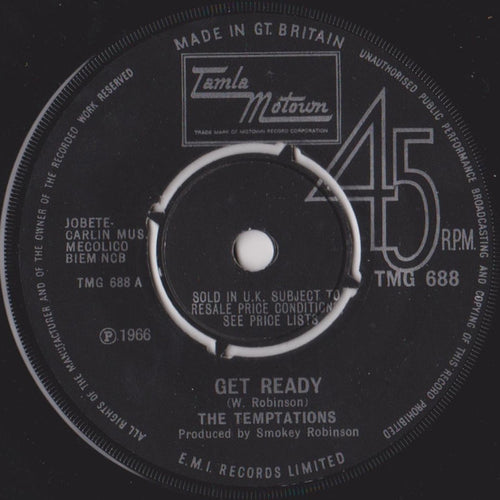 The Temptations : Get Ready / My Girl (7
