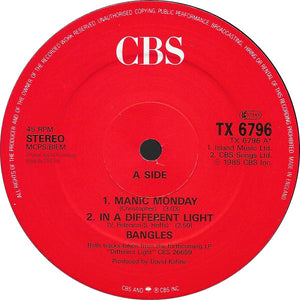 Bangles : Manic Monday (12", Single)