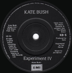 Kate Bush : Experiment IV (7", Single)