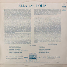 Load image into Gallery viewer, Ella Fitzgerald - Louis Armstrong : Ella And Louis (LP, Album, Mono)
