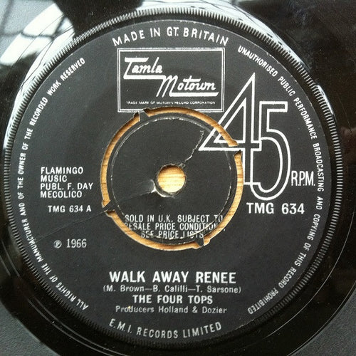 Four Tops : Walk Away Renee (7