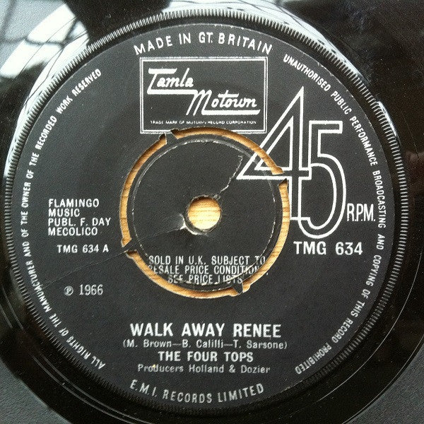 Four Tops : Walk Away Renee (7