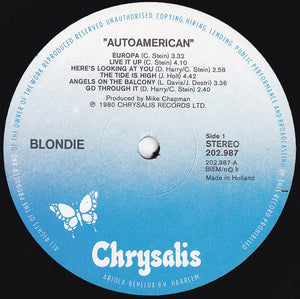 Blondie : AutoAmerican (LP, Album)