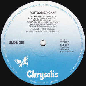 Blondie : AutoAmerican (LP, Album)