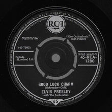 Load image into Gallery viewer, Elvis Presley With The Jordanaires : Good Luck Charm (7&quot;, Single, RP)
