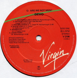 Devo : Q: Are We Not Men? A: We Are Devo! (LP, Album)
