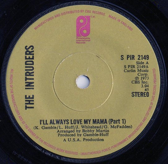 The Intruders : I'll Always Love My Mama (7