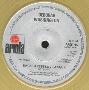 Deborah Washington : Standing In The Shadows Of Love (7", Single, Gol)