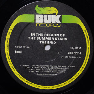 The Enid : In The Region Of The Summer Stars (LP, Album, Bla)