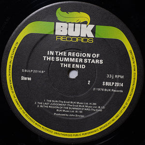 The Enid : In The Region Of The Summer Stars (LP, Album, Bla)