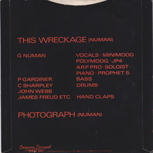 Load image into Gallery viewer, Gary Numan : This Wreckage (7&quot;, Single)
