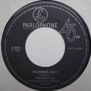 The Beatles : Lady Madonna c/w The Inner Light (7", Single, RE)