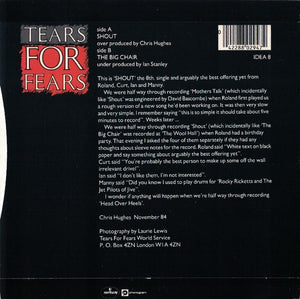 Tears For Fears : Shout (7", Single, Pap)